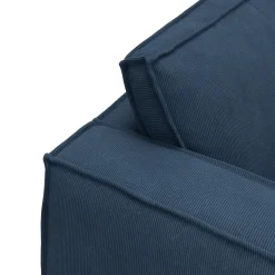 Agir højrevendt hjørnesofa med pufafslutning