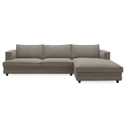 Agir højrevendt sofa med chaiselong