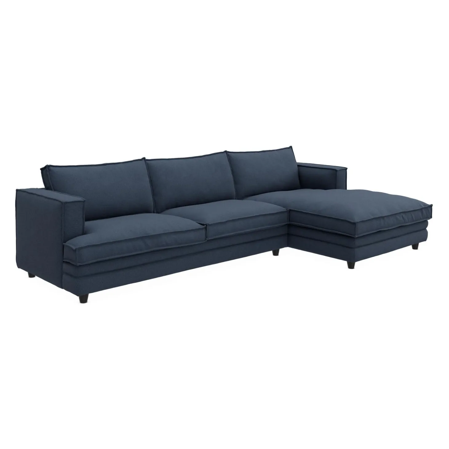 Agir højrevendt sofa med chaiselong