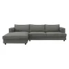 Agir venstrevendt sofa med chaiselong