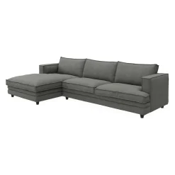 Agir venstrevendt sofa med chaiselong