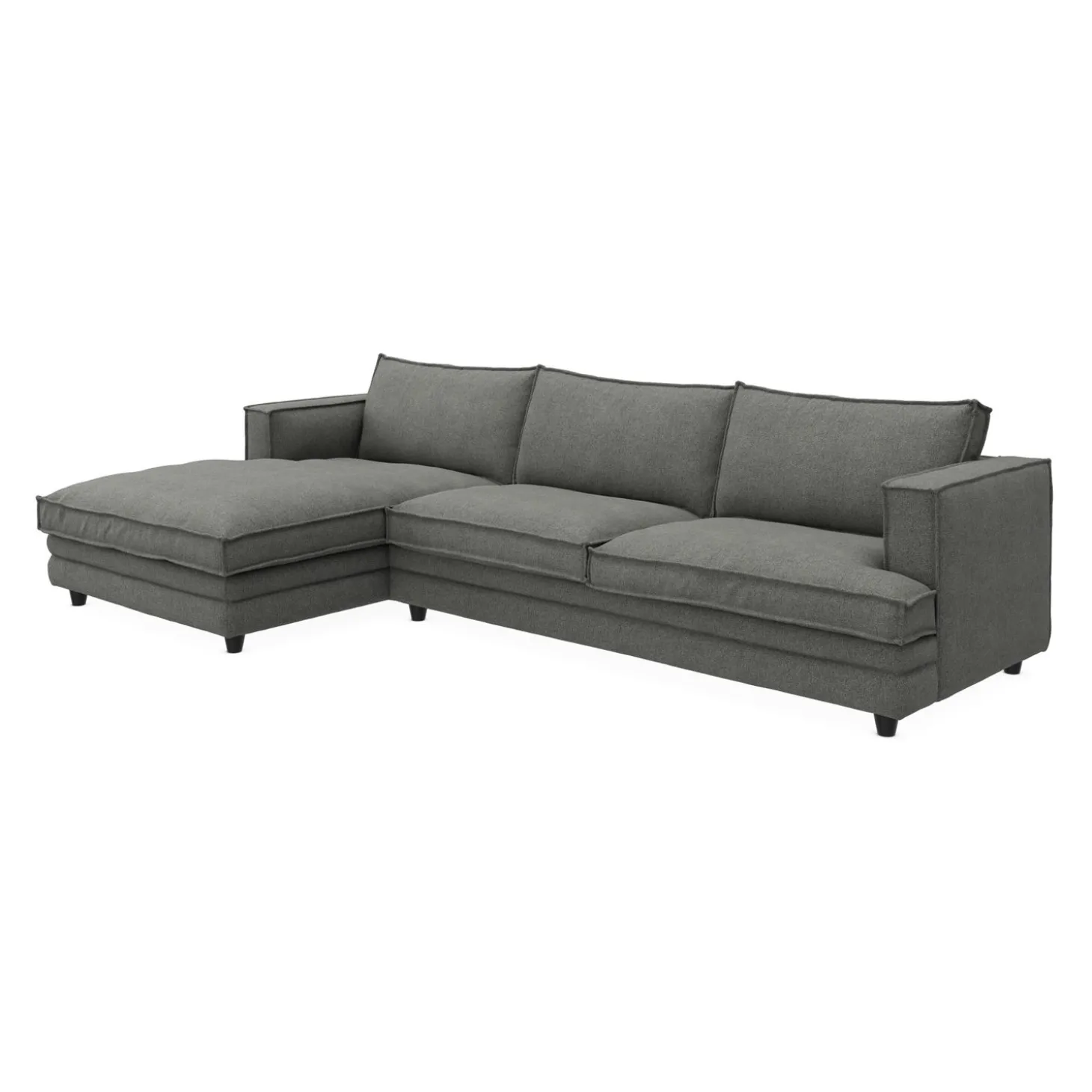 Agir venstrevendt sofa med chaiselong
