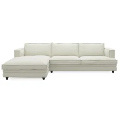 Agir venstrevendt sofa med chaiselong