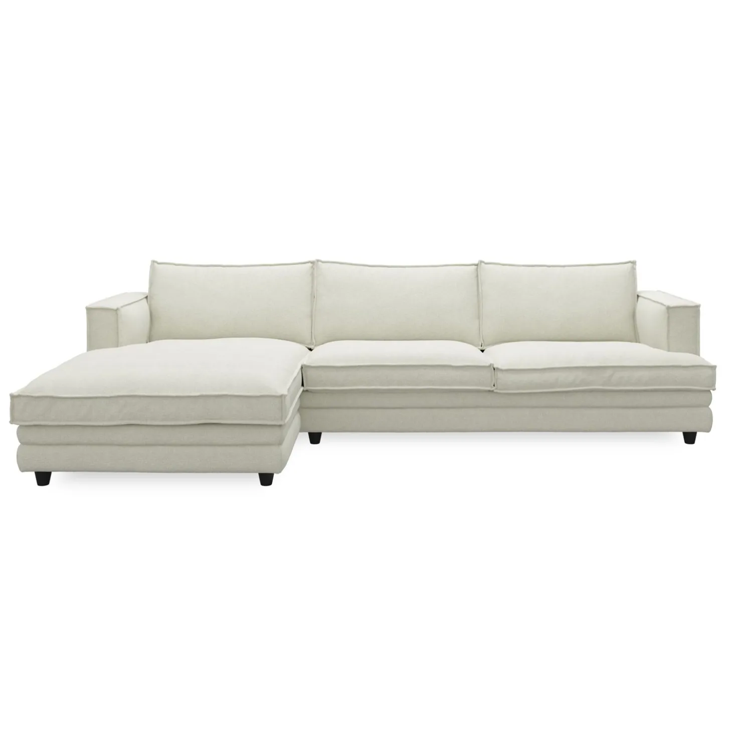 Agir venstrevendt sofa med chaiselong
