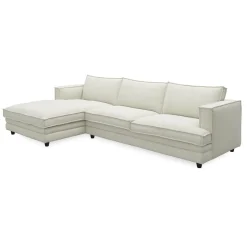 Agir venstrevendt sofa med chaiselong