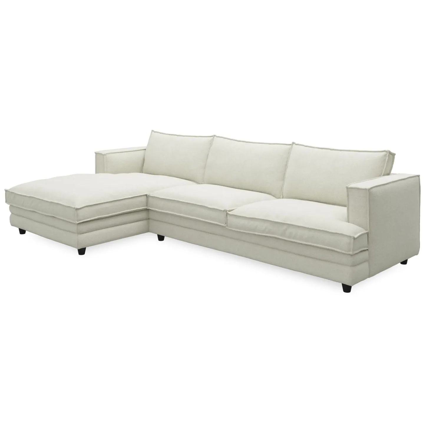 Agir venstrevendt sofa med chaiselong