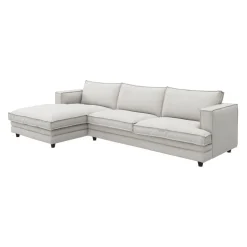 Agir venstrevendt sofa med chaiselong