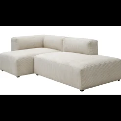 Aimee Sofa med chaiselong og pufafslutning