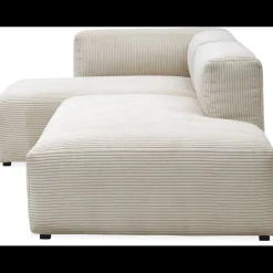 Aimee Sofa med chaiselong og pufafslutning