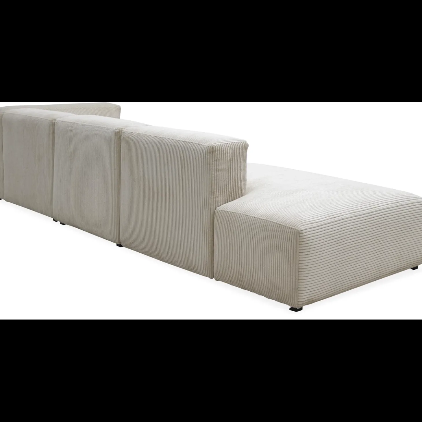 Aimee Sofa med chaiselong og pufafslutning