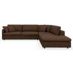 Angolo højrevendt sofa med pufafslutning