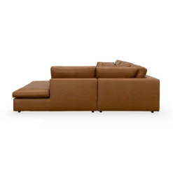 Angolo højrevendt sofa med pufafslutning