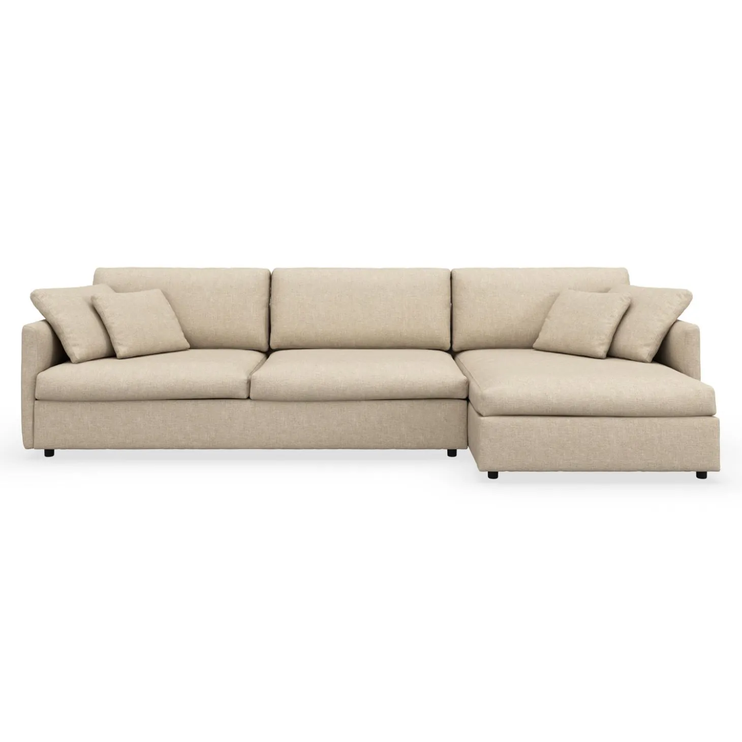 Angolo højrevendt sofa med chaiselong