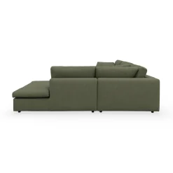 Angolo højrevendt sofa med pufafslutning