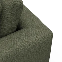 Angolo højrevendt sofa med pufafslutning