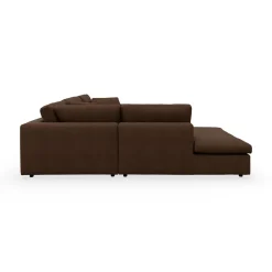 Angolo venstrevendt sofa med pufafslutning