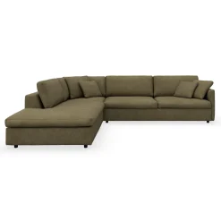 Angolo venstrevendt sofa med pufafslutning