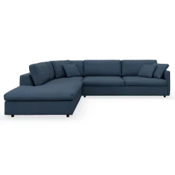 Angolo venstrevendt sofa med pufafslutning
