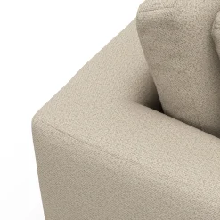 Angolo venstrevendt sofa med pufafslutning