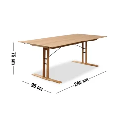 Arrow Spisebord 240 x 95 x 75 cm