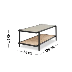 Athen Loungebord 120 x 60 x 45 cm