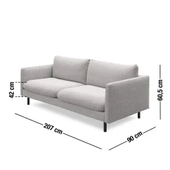 Bjorn 3 pers Sofa