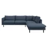 Bjorn højrevendt sofa med pufafslutning