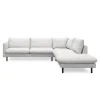 Bjorn højrevendt sofa med pufafslutning
