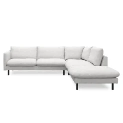 Bjorn højrevendt sofa med pufafslutning