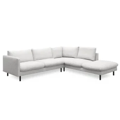 Bjorn højrevendt sofa med pufafslutning