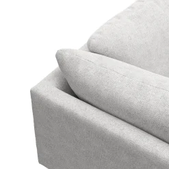 Bjorn højrevendt sofa med pufafslutning