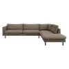 Bjorn højrevendt sofa med pufafslutning