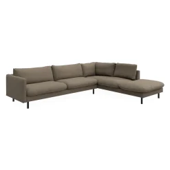 Bjorn højrevendt sofa med pufafslutning
