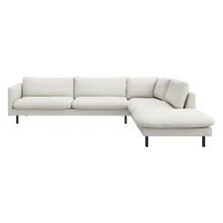Bjorn højrevendt sofa med pufafslutning