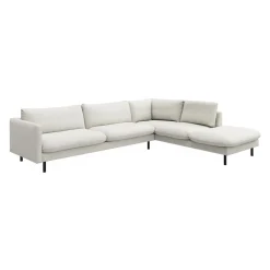 Bjorn højrevendt sofa med pufafslutning