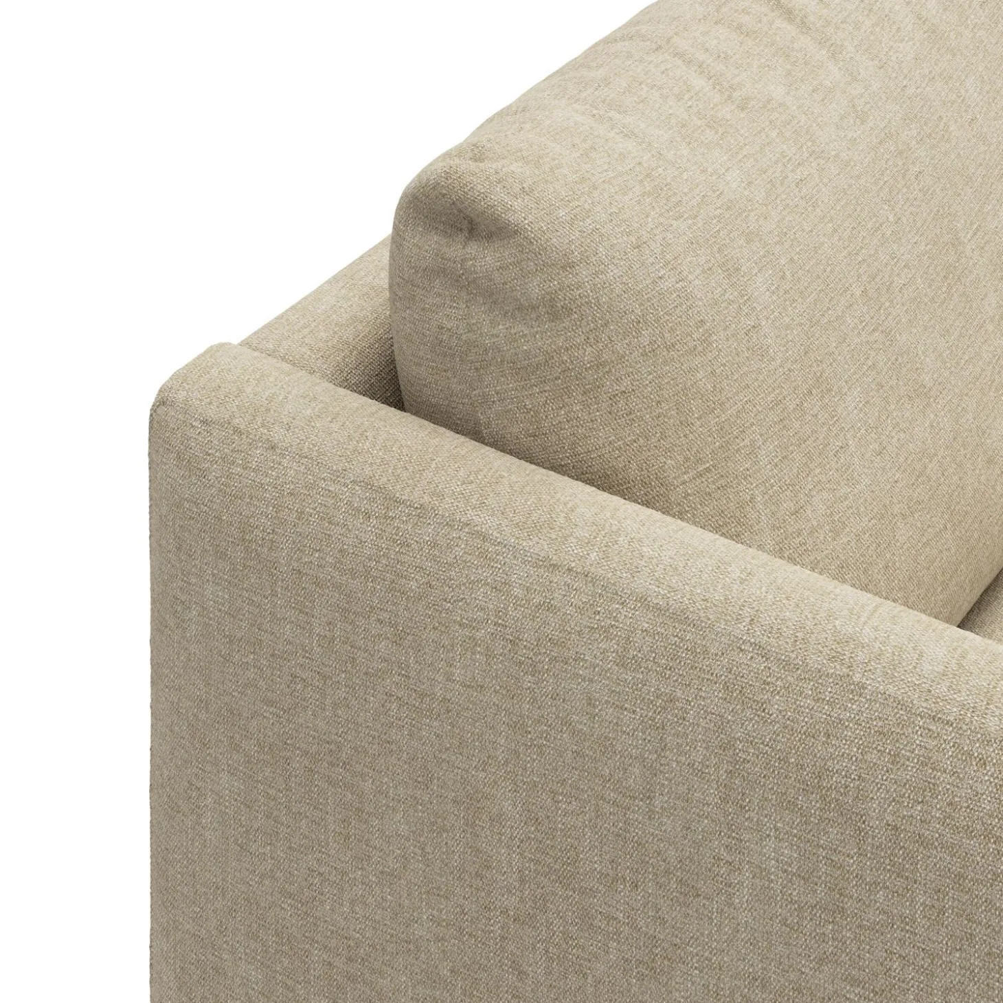 Bjorn højrevendt sofa med pufafslutning