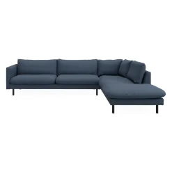 Bjorn højrevendt sofa med pufafslutning