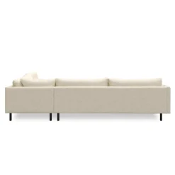 Bjorn højrevendt sofa med pufafslutning