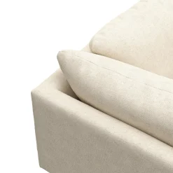 Bjorn højrevendt sofa med pufafslutning