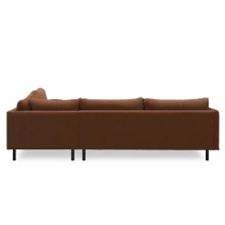 Bjorn højrevendt sofa med pufafslutning