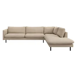 Bjorn højrevendt sofa med pufafslutning