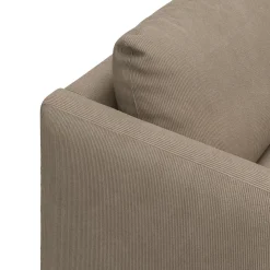 Bjorn højrevendt sofa med pufafslutning