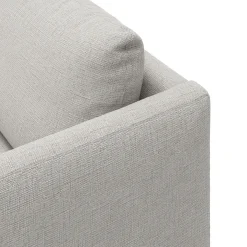 Bjorn venstrevendt sofa med pufafslutning