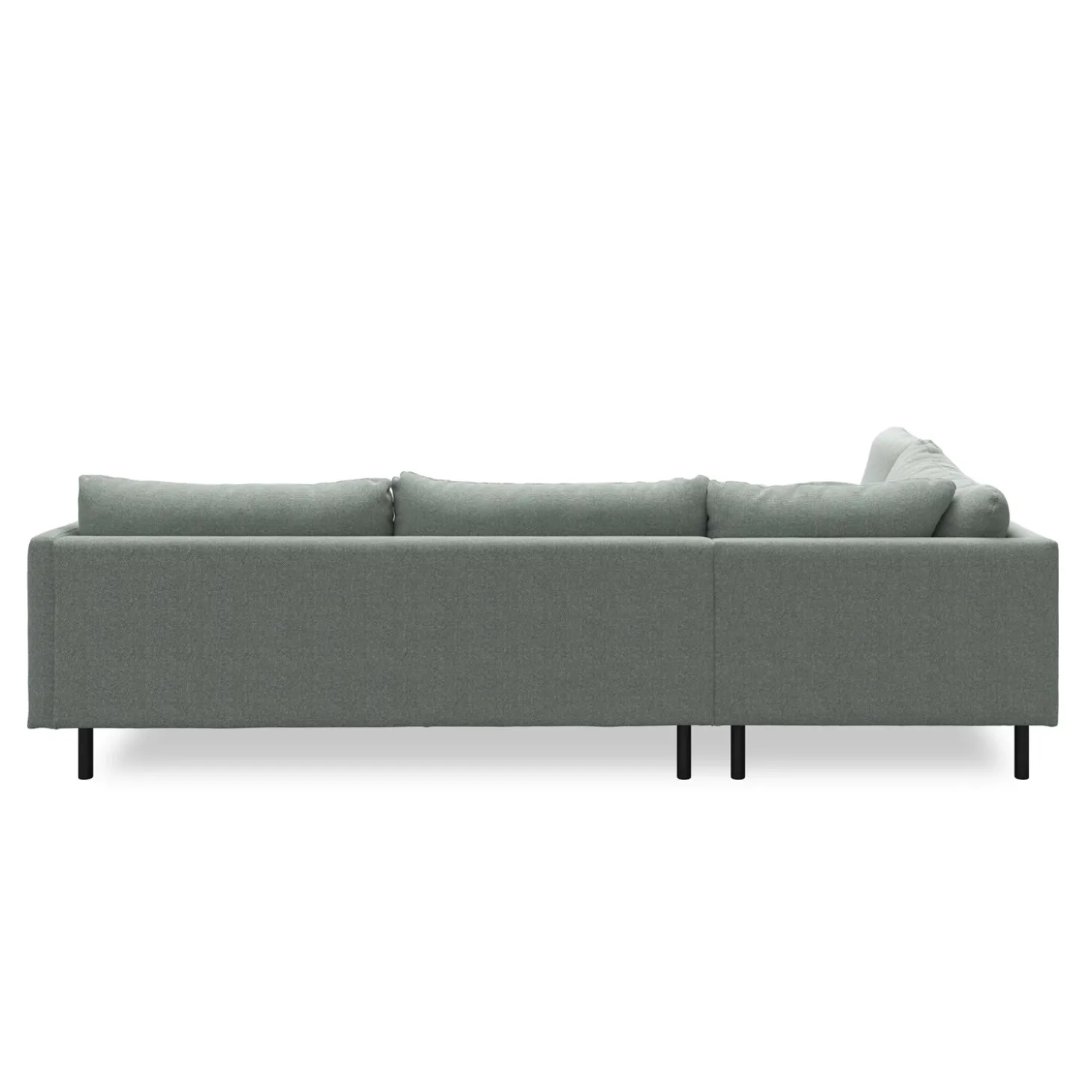 Bjorn venstrevendt sofa med pufafslutning