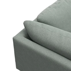 Bjorn venstrevendt sofa med pufafslutning