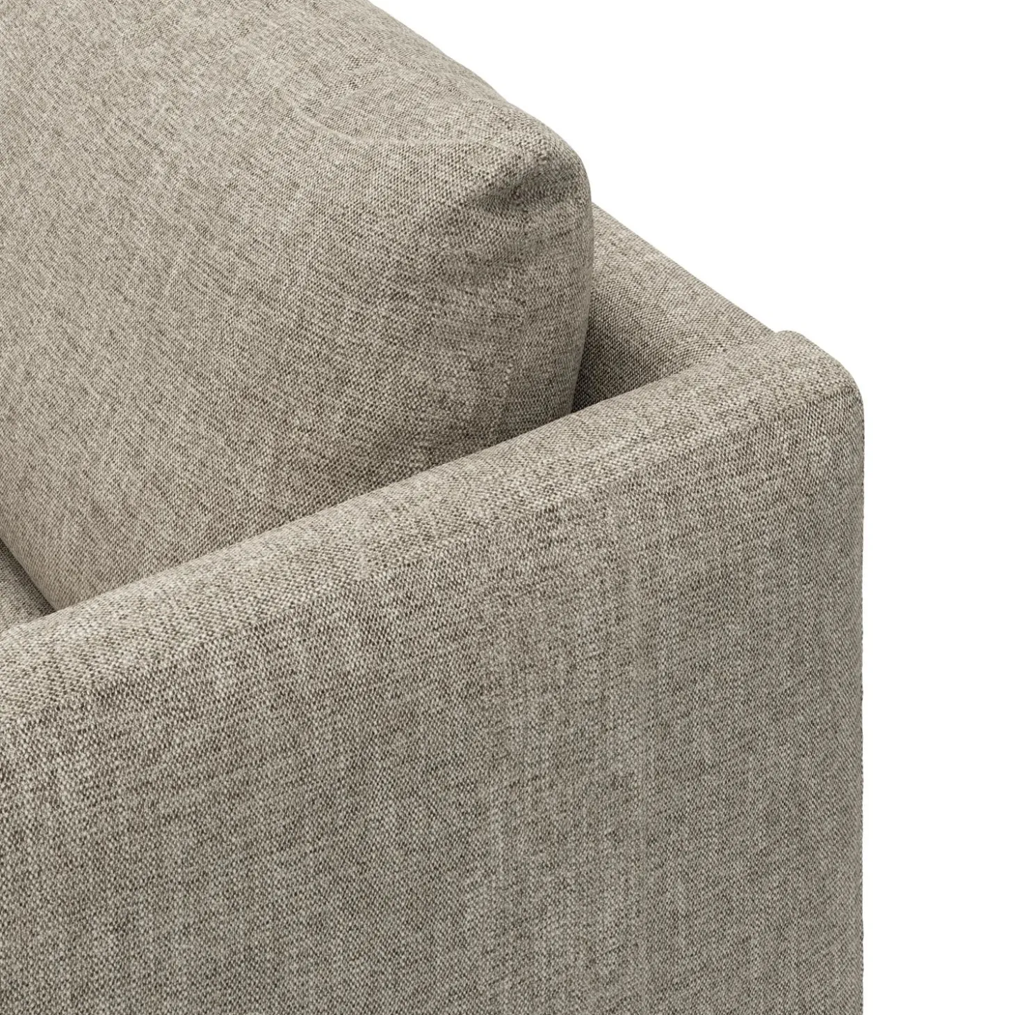Bjorn venstrevendt sofa med pufafslutning