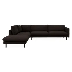 Bjorn venstrevendt sofa med pufafslutning