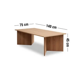 Calvia Sofabord 140 x 45 x 70 cm
