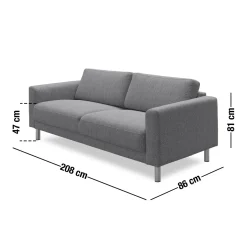 Cleveland 3 pers Sofa