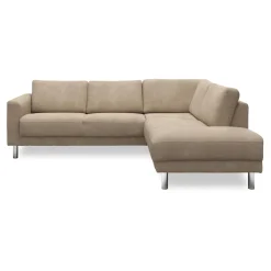 Cleveland højrevendt sofa med pufafslutning